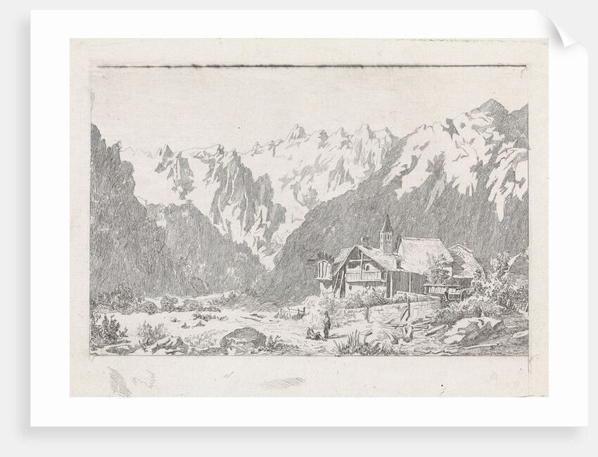 View of the Col du Géant by Marinus van Raden