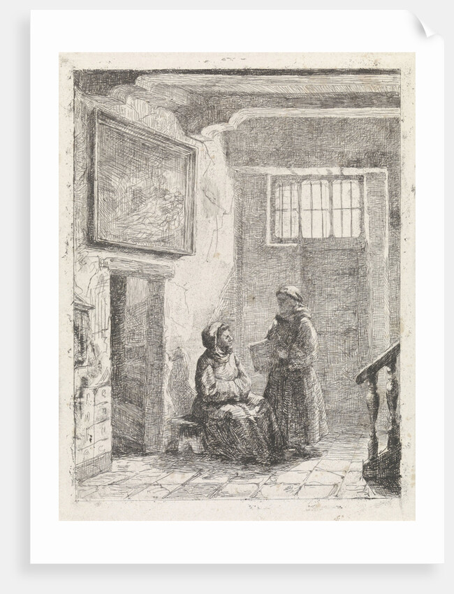 Sitting and standing monk by David van der Kellen III