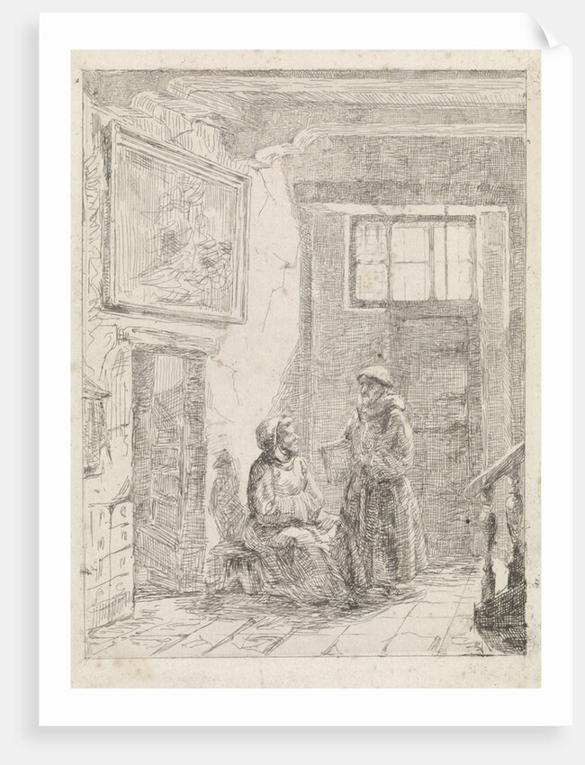 Sitting and standing monk by David van der Kellen III