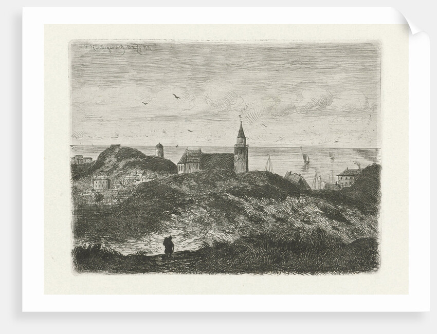 View of Scheveningen by Joseph Hartogensis