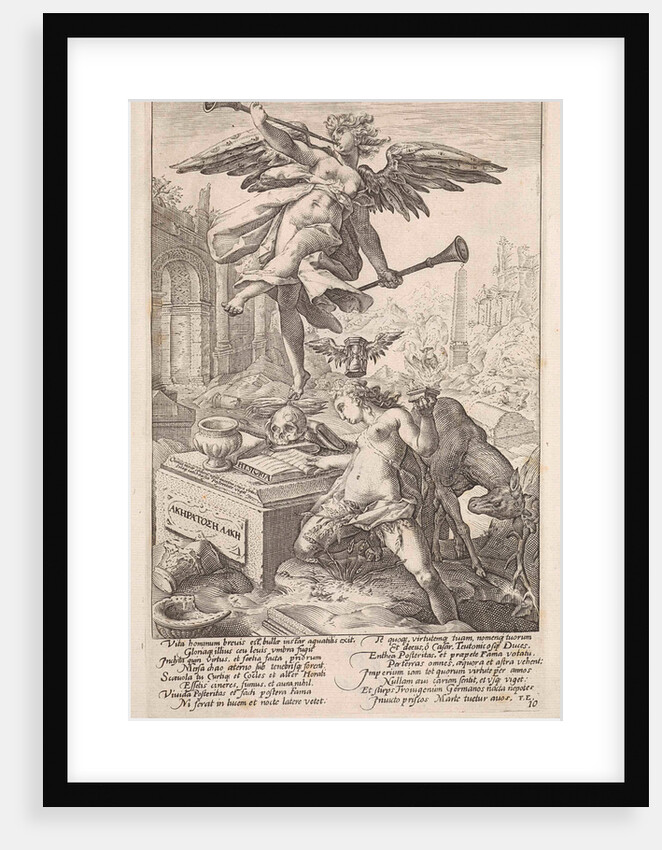 Allegory of Fame and History by Franco Estius