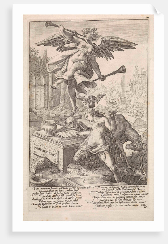 Allegory of Fame and History by Franco Estius