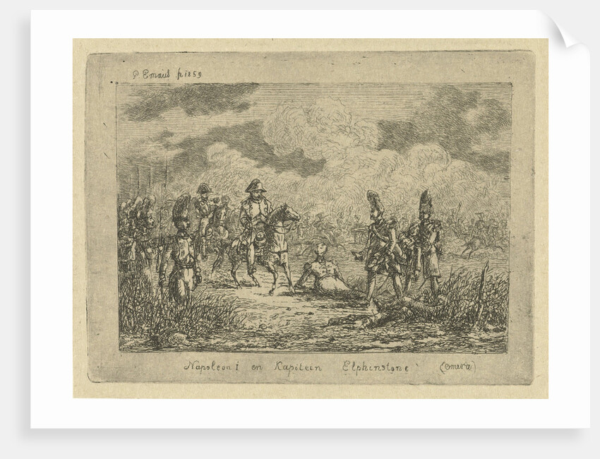 Napoleon to fallen soldiers by Gerardus Emaus de Micault