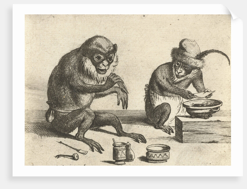 A monkey by David Teniers II