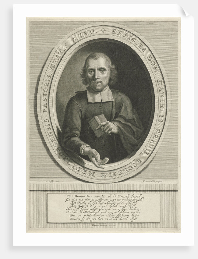 Portrait of Daniel Gravius by Joannes Martens