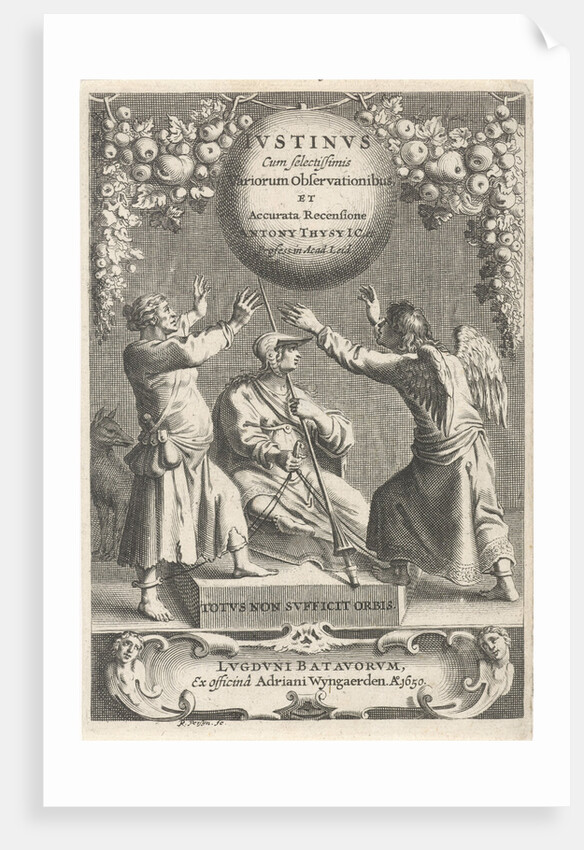 Minerva and two chained figures by Adriaen Wijngaerden