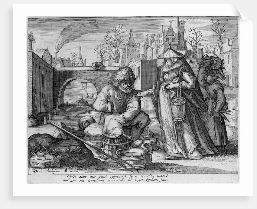 Bird Copper by Claes Jansz. Visscher II