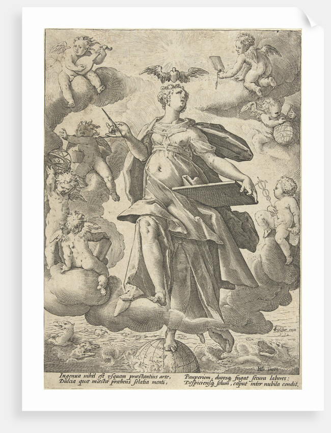 Allegory of art by Claes Jansz. Visscher II
