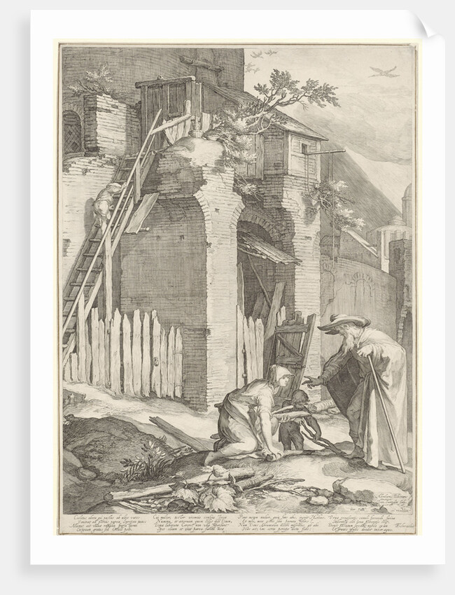 Elijah and the widow of Zarephath by Theodorus Schrevelius