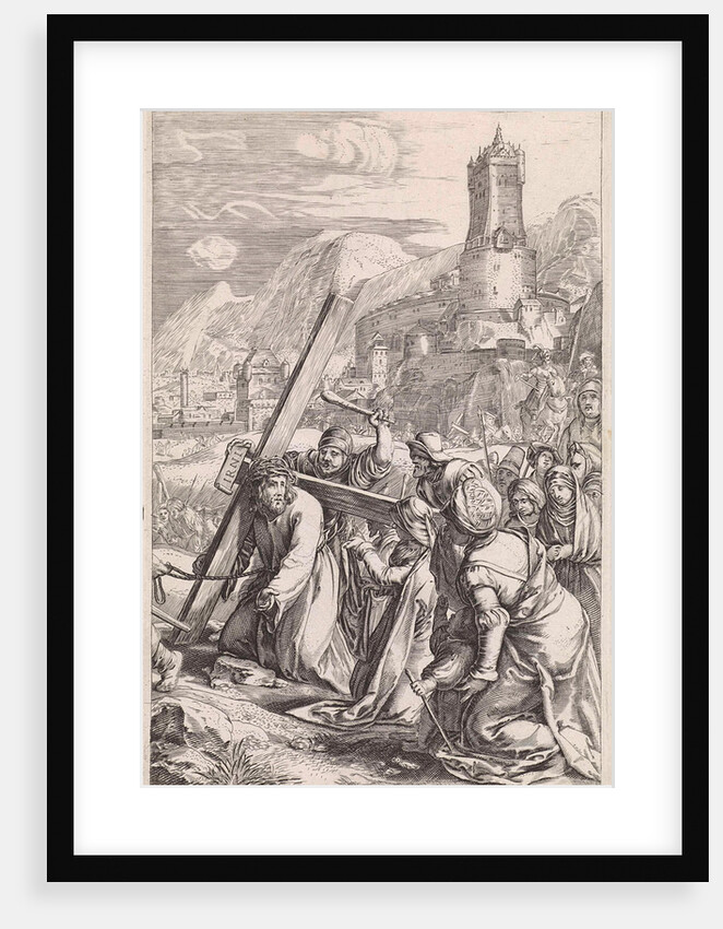 Carrying of the Cross by Hendrick Goltzius