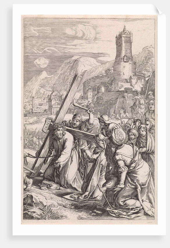 Carrying of the Cross by Hendrick Goltzius