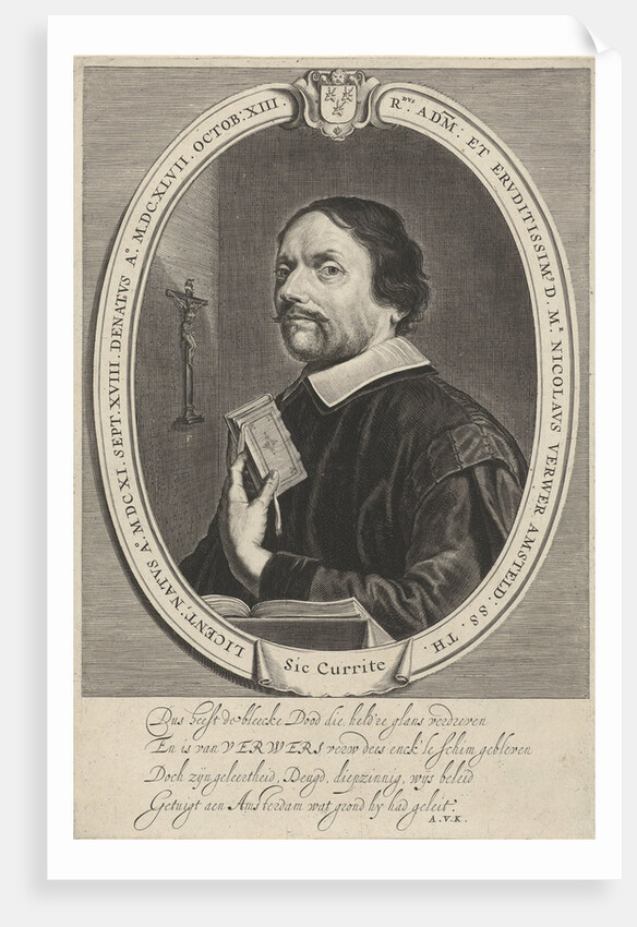 Portrait of Nicholas Acquirers by Monogrammist AVK