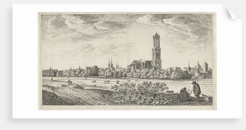 View Utrecht (plate II) by Herman Saftleven