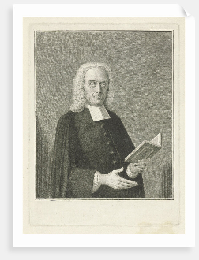 Portrait of Joannes Deknatel by Cornelis van Noorde