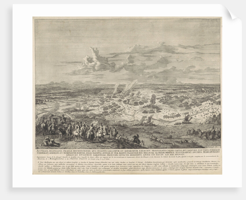 Battle of Höchstädt, 1704 by Jan van Huchtenburg