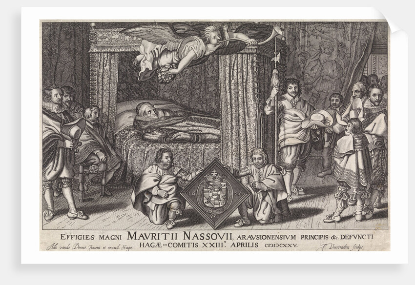 Portrait of Gaspar de Daillon du Lude by Bed of Prince Maurits