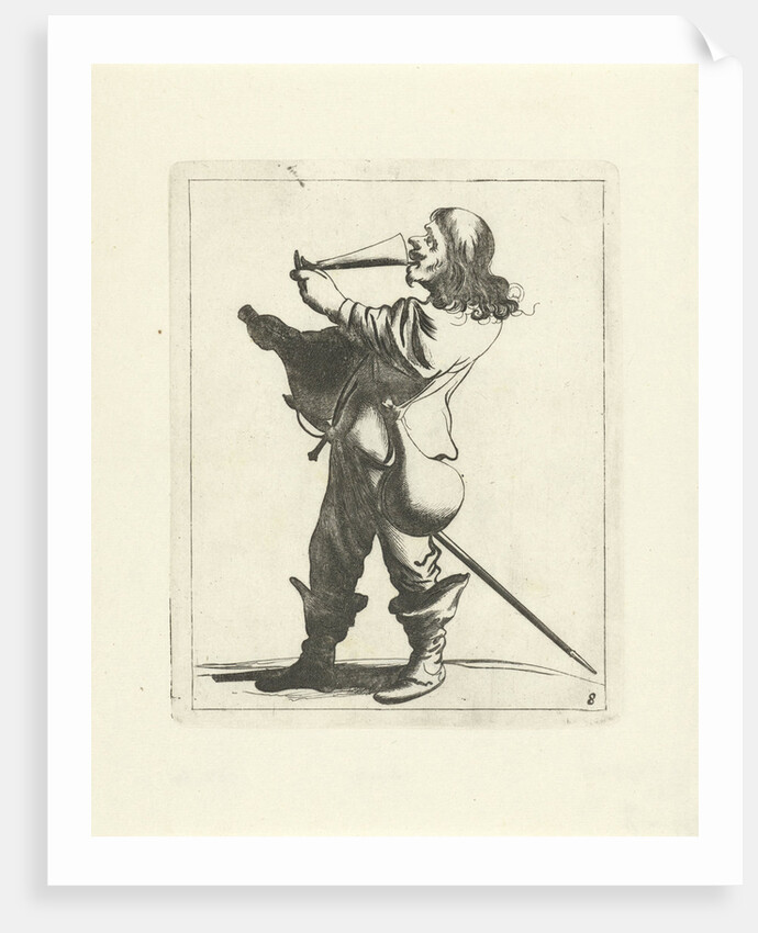 Drinking fool by Frederik de Wit