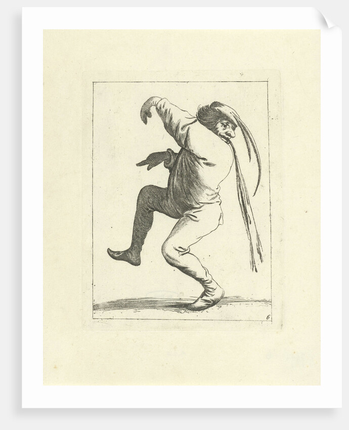 Vomiting man by Frederik de Wit