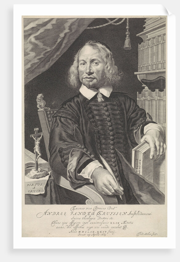 Portrait of Andreas van der Kruyssen by Theodor Matham