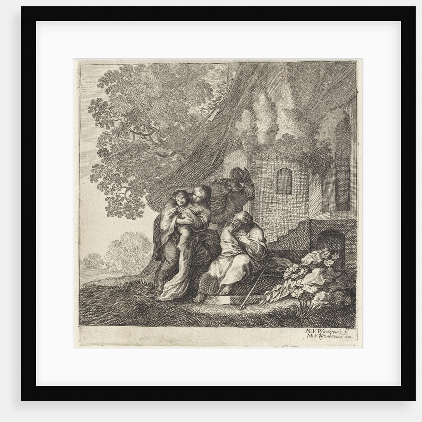 Return of the Holy Family from Egypt by Matheus Moysesz. van Wtenbrouck