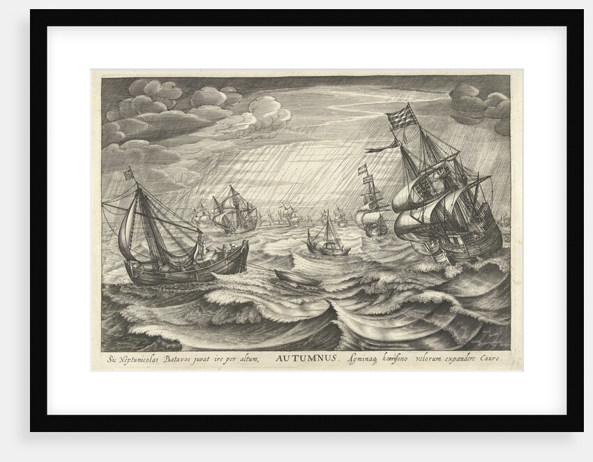 Autumn by Johannes Janssonius