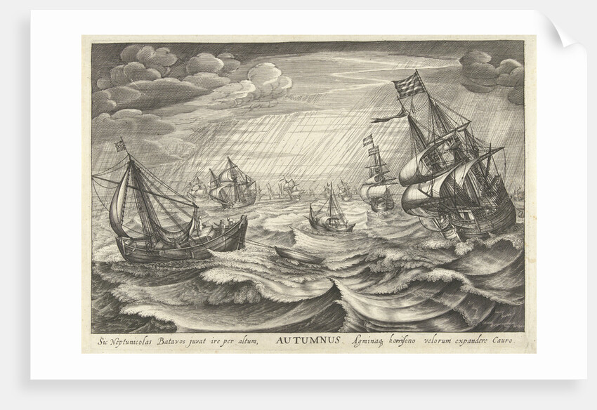 Autumn by Johannes Janssonius