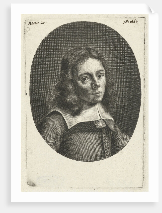 Self-portrait at the age of 20 by Hendrik Bary