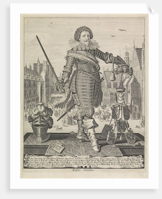 Portrait of Frederik Hendrik, Prince of Orange by Gillis Jacobsz. Quintijn