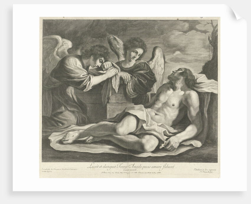 Lamentation of Christ by angels by Anonymous