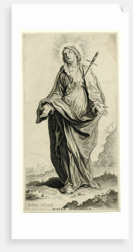 Mary as Mater Dolorosa by Martinus van den Enden I
