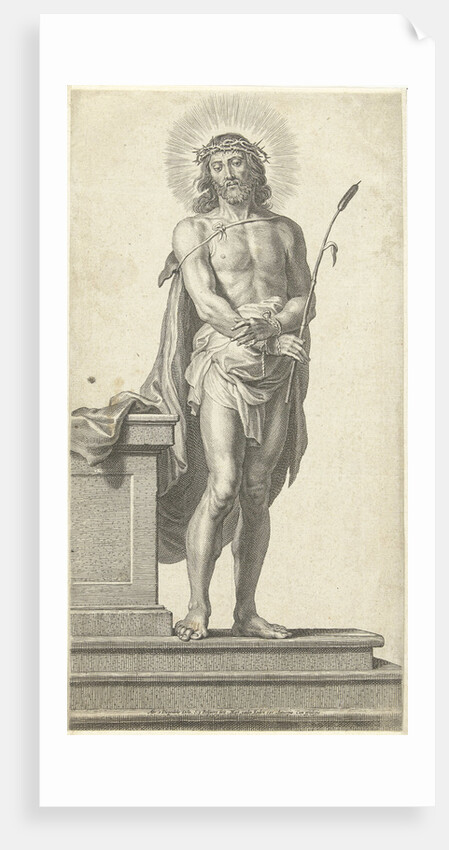 Christ with crown of thorns (Ecce Gay) by Martinus van den Enden