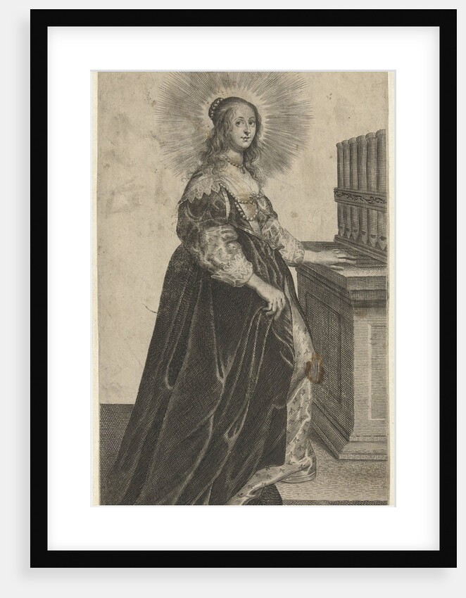 Saint Cecilia with organ by Pieter de Bailliu I