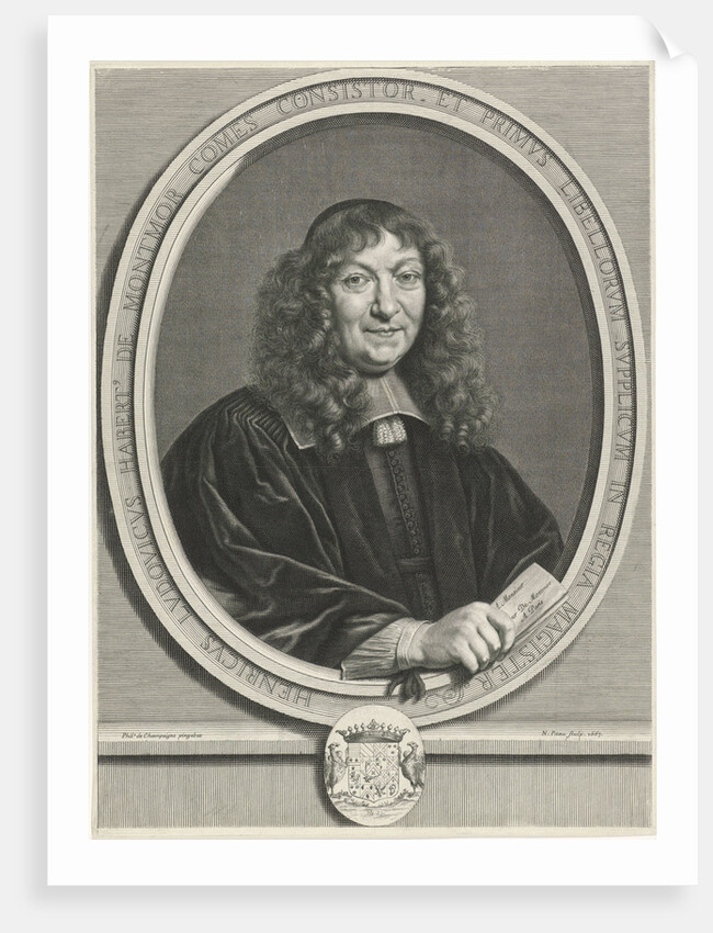 Portrait of Henri Louis Habert de Montmor by Nicolas Pitau I