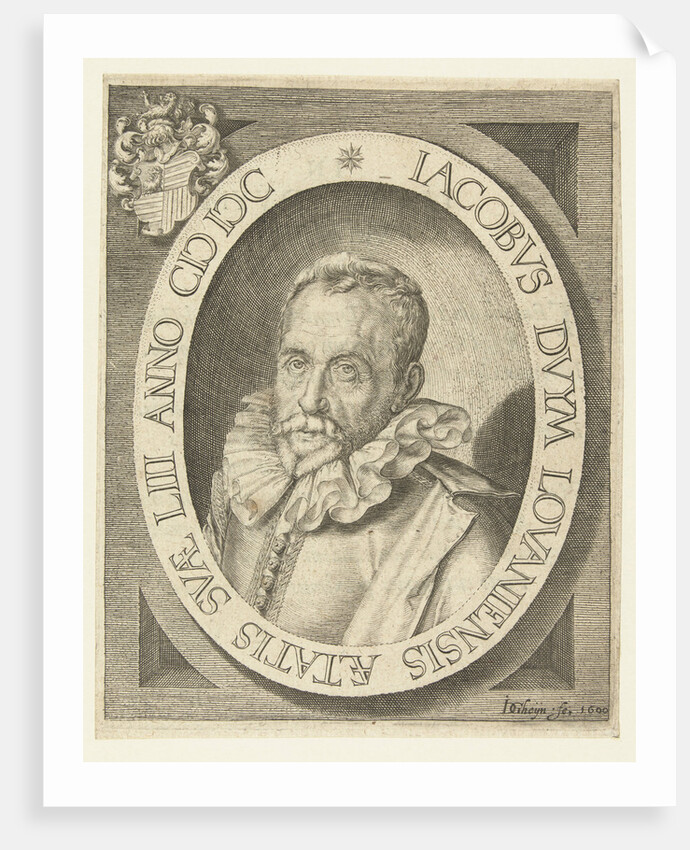 Portrait of Jacob Duym at the age of 53 by Bonaventura Vulcanius