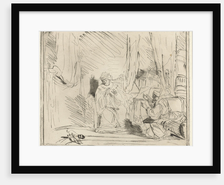 David and Nathan by Rembrandt Harmensz. van Rijn