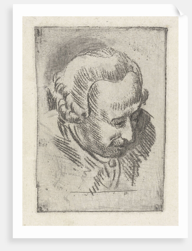 Head Study of Jean Baptiste Coclers by Louis Bernard Coclers