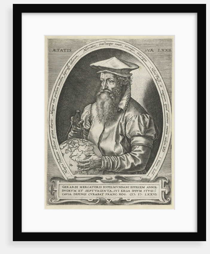 Portrait of Gerardus Mercator by Johannes Vivianus