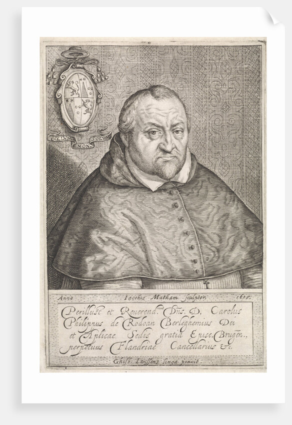 Portrait of Charles Philips Rodoan by Jacob Matham