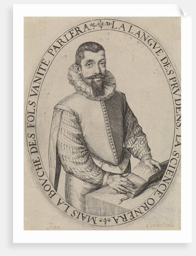 Portrait of Jean Coutereels by Jan Saenredam