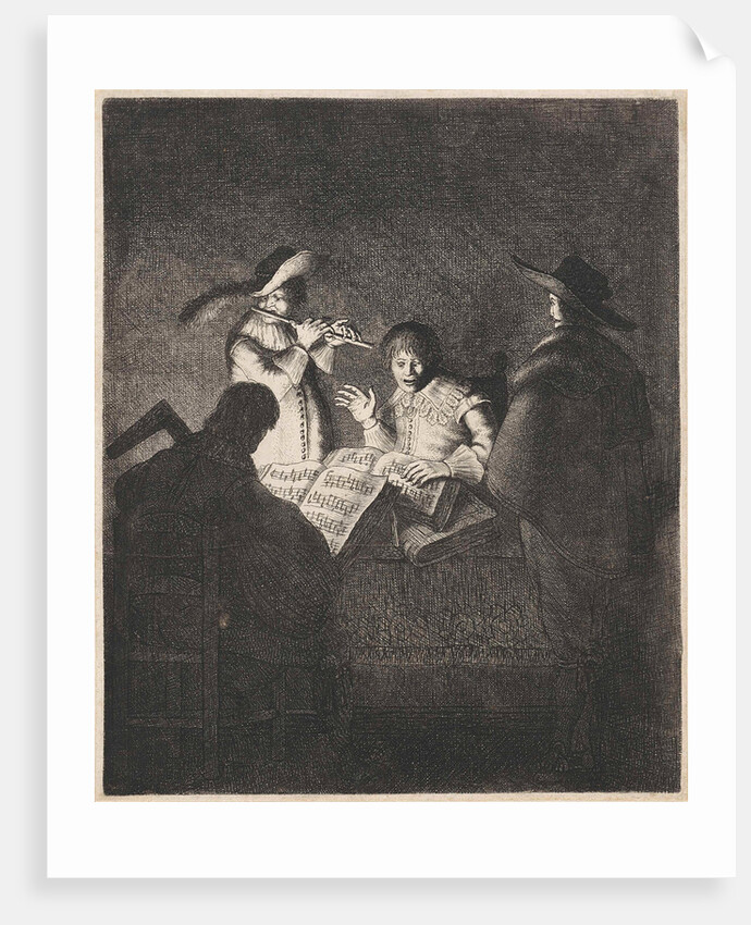 Music making company by Jan Gillisz. van Vliet