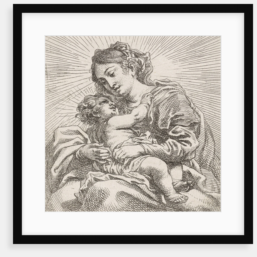 Madonna with child by unknown