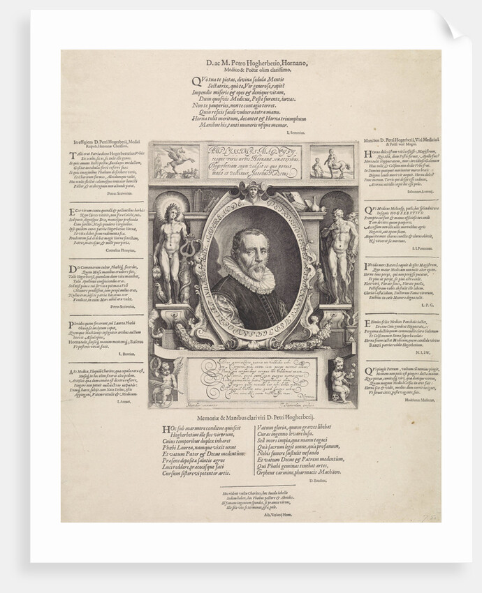 Portrait of Peter Hogerbeets by D. Heynsius