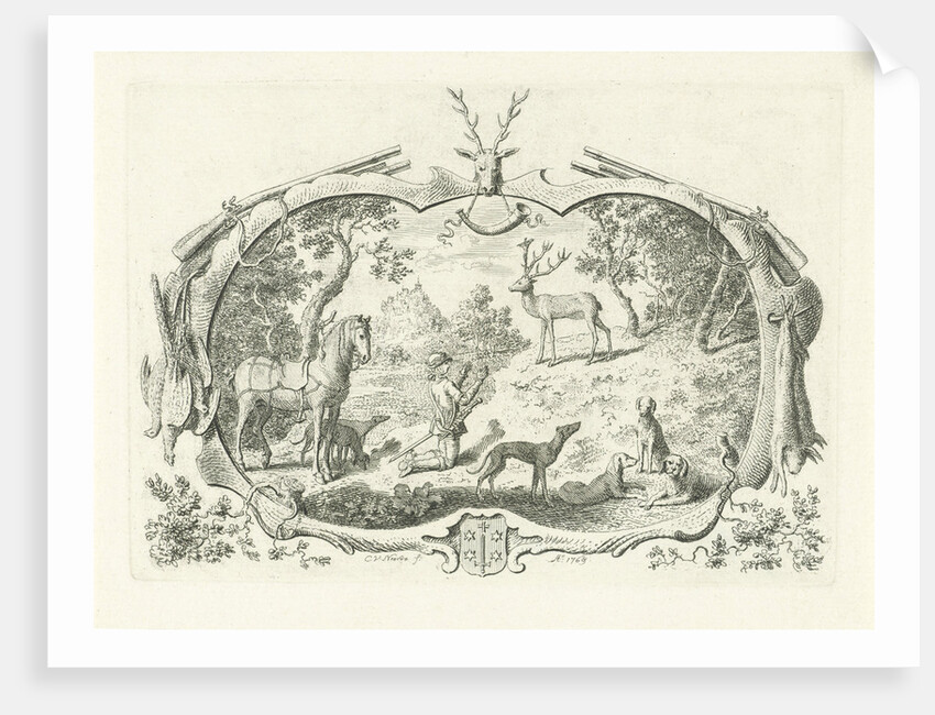 H Hubertus by Cornelis van Noorde