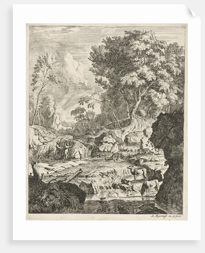 Pan and Syrinx by Albert Meyeringh