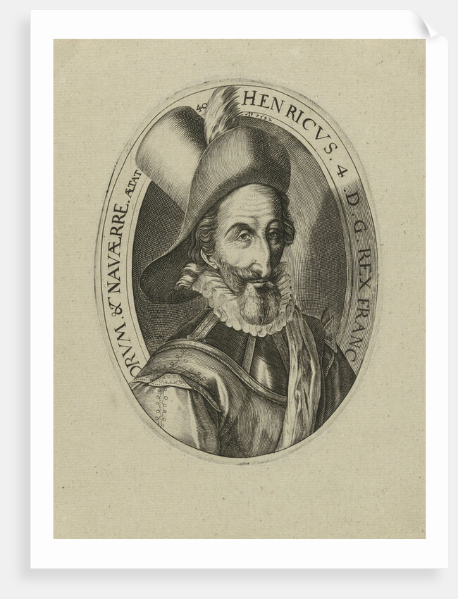 Portrait of Henry IV of France by Hendrick Goltzius