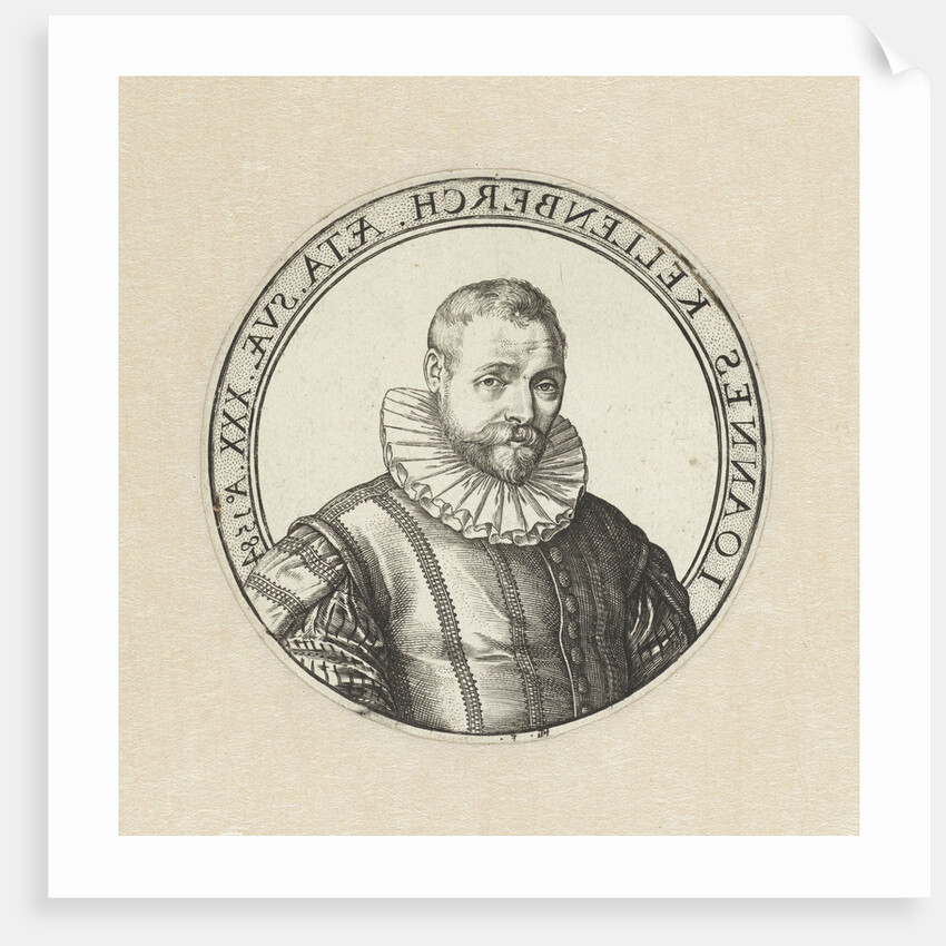 Portrait of John Kellenberch at the age of 30 by Hendrick Goltzius
