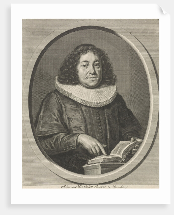 Portrait of Johann Friedrich Winckler by Matthias Scheits