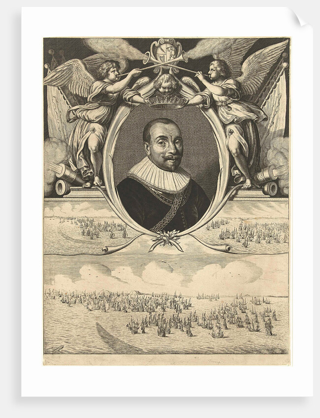 Portrait of Admiral Maarten Tromp at the age of 42 by Cornelis van Dalen I