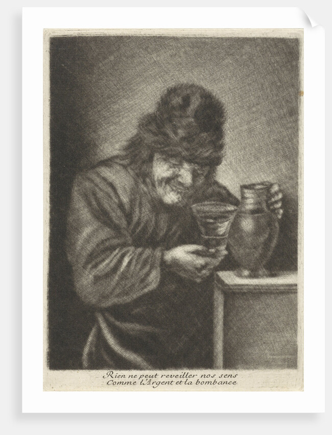 Man with a can and a glass by David Teniers II
