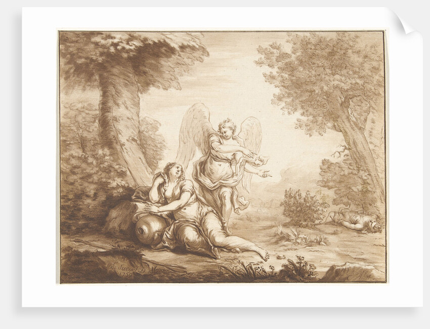 Hagar in the desert by Jurriaan Cootwijck